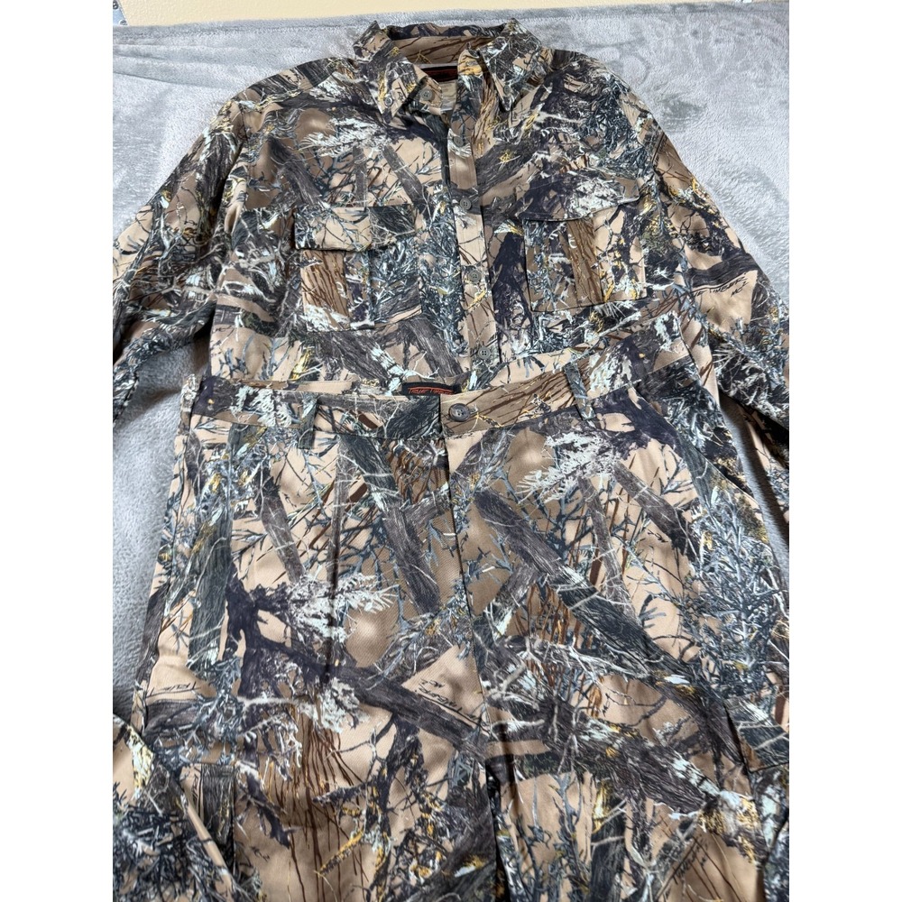 True Timber Camo Shirt Pants Set Mens L Hunting Tactical Outdoors - Picture 3 of 16